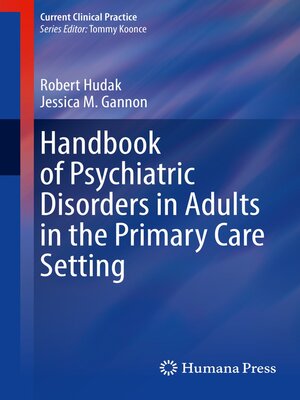 cover image of Handbook of Psychiatric Disorders in Adults in the Primary Care Setting